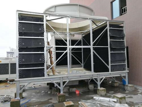 閉式冷卻塔怎樣節能運行,閉式冷卻塔工作原理示意圖
